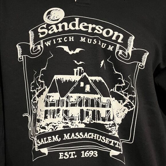 Disney Hocus Pocus Sanderson House Collared Sweatshirt Men’s Small - Picture 3 of 7